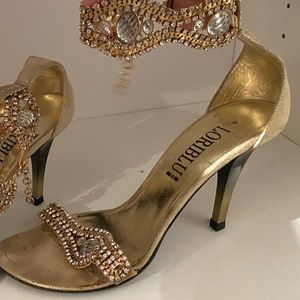 Gorgeous LORIBLU, sandals italian jewelry shoes
